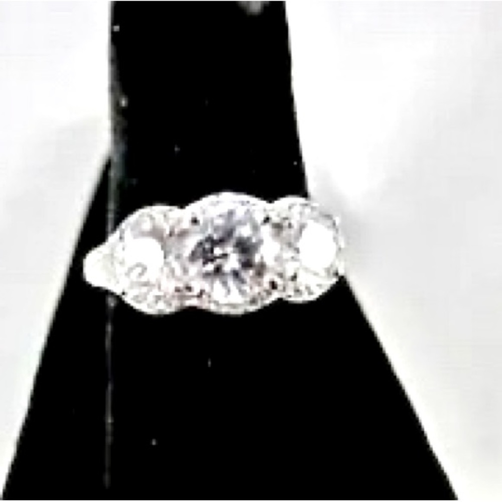 QVC Diamonique ring